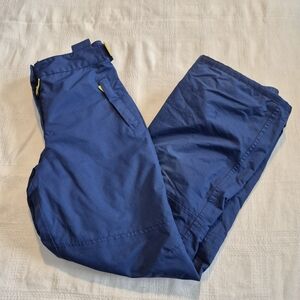 Mini Boden boys size 9-10 years blue snow pants, play cond knee wear